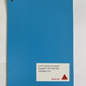 SIKA Schwimmbadfolie 1,6 mm Farbe: adriablau, Breite: 1,65 / 2,05 m x 25,00 m ()